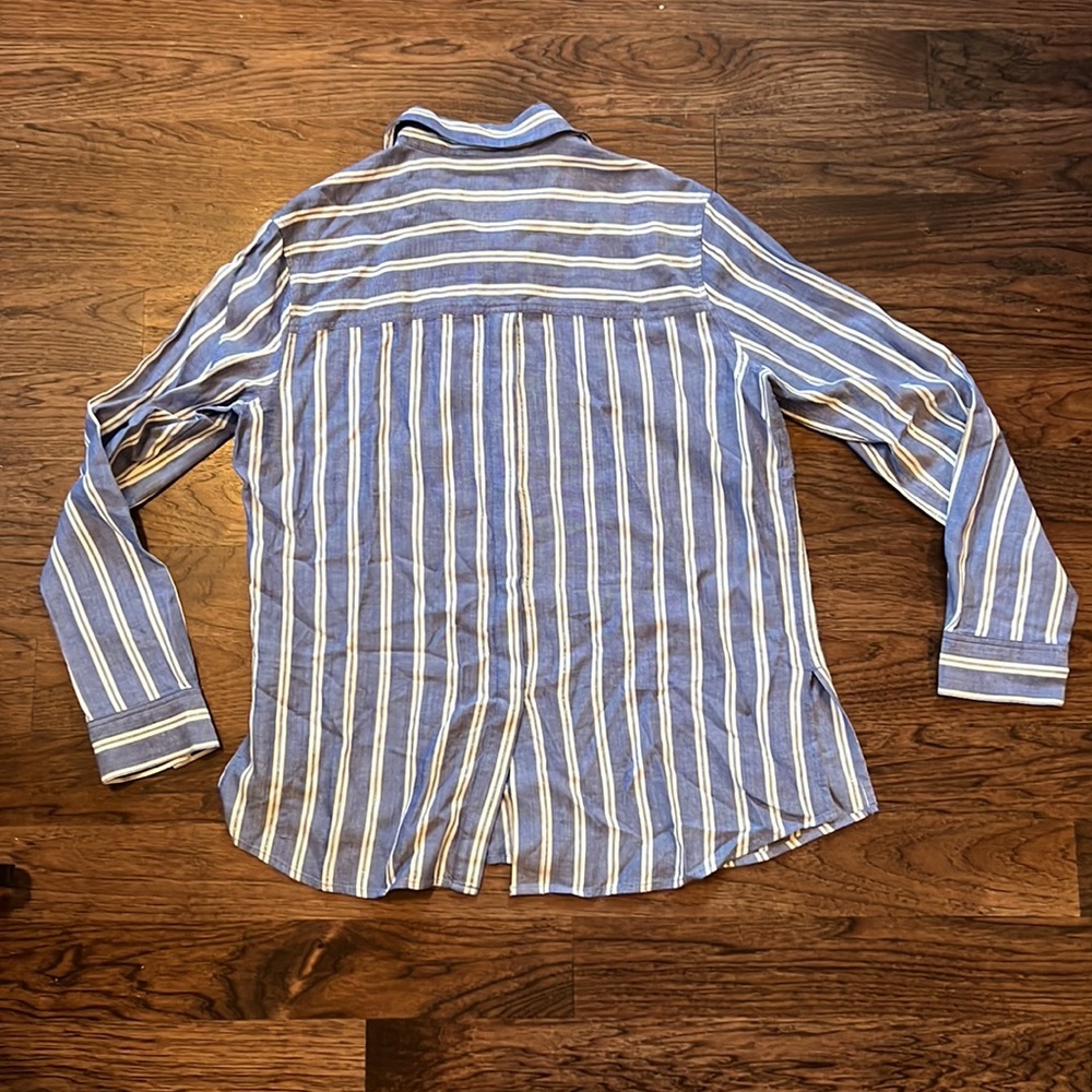 Rails Striped Button Up Top - image 6